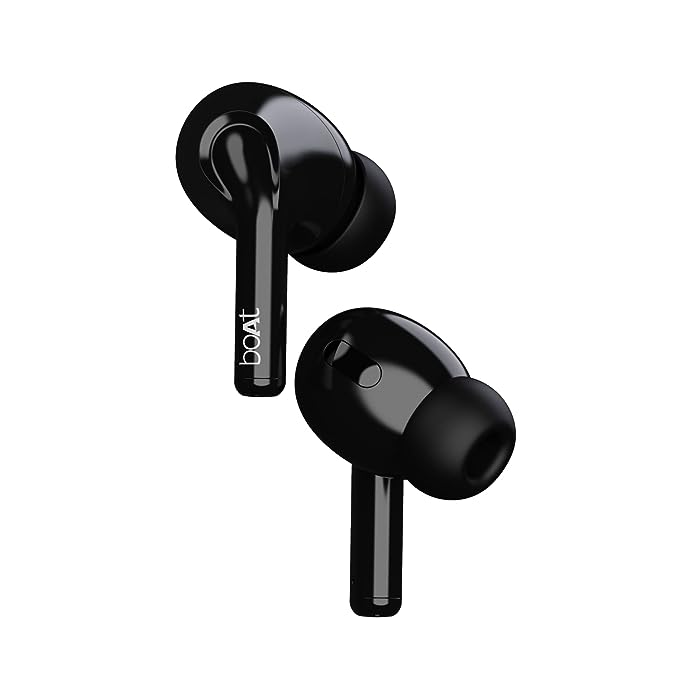 boAt Airdopes 161 TWS in Ear Earbuds with ASAP Charge, 17H Playtime, IWP, Bluetooth, Immersive Audio, IPX5, Touch Controls