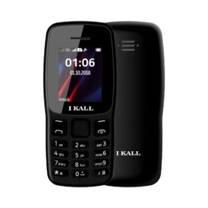 IKALL K100 Mobile | Keypad Mobile Phone | 4.57 cm Display | 32MB RAM, 64MB Storage, Expandable 8GB | 1000 mAh Battery, Fast Charging | 1 Year Warranty | Bluetooth, FM Radio(1.8 Inch, Dual Sim,