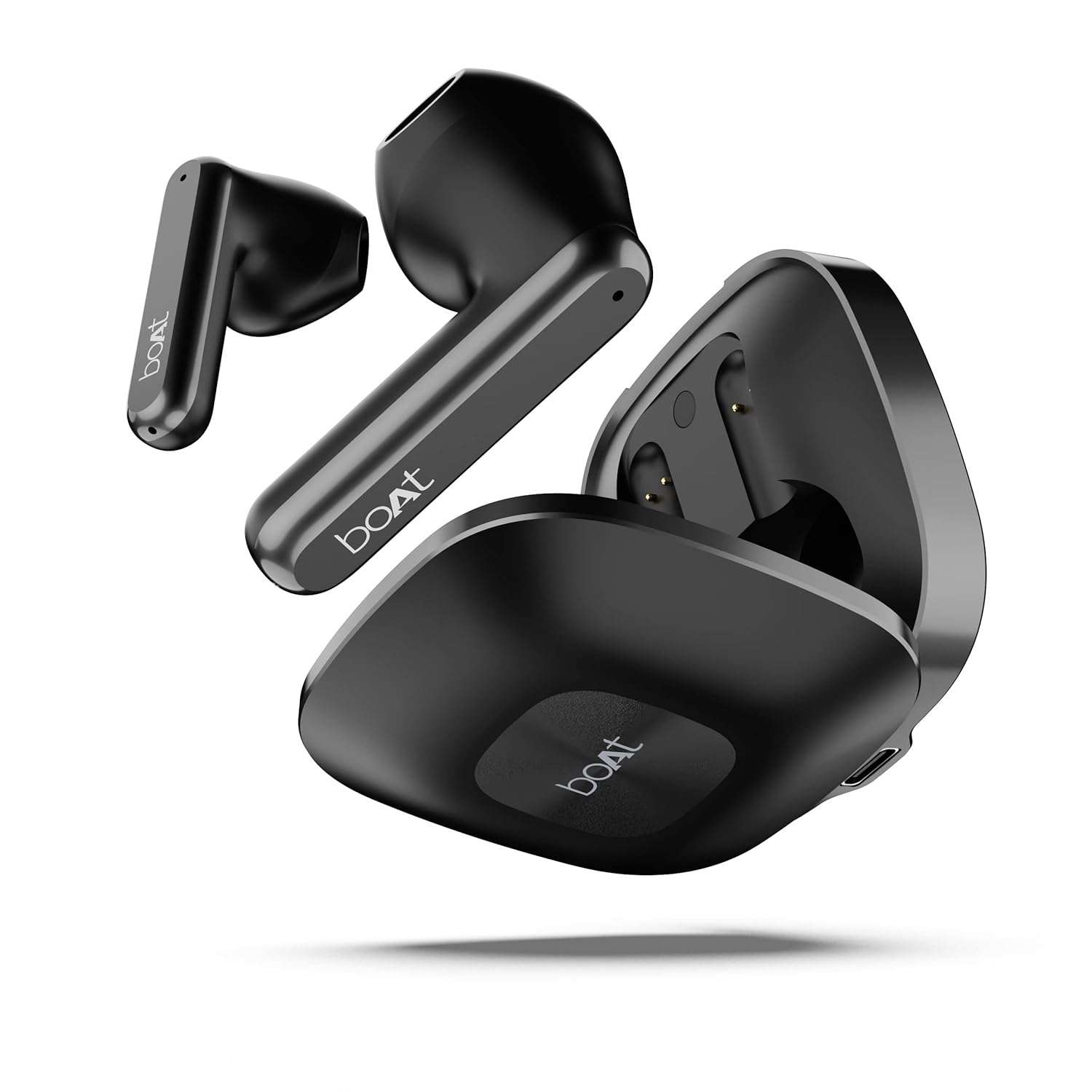 boAt Airdopes Genesis with 13Mm Drivers,Quad Mics Enx Technology(Clear Voice Calls),Low Latency,54H Playtime,ASAP Charge,Ipx5,Iwp,in-Ear Detection(Active Black),Bluetooth