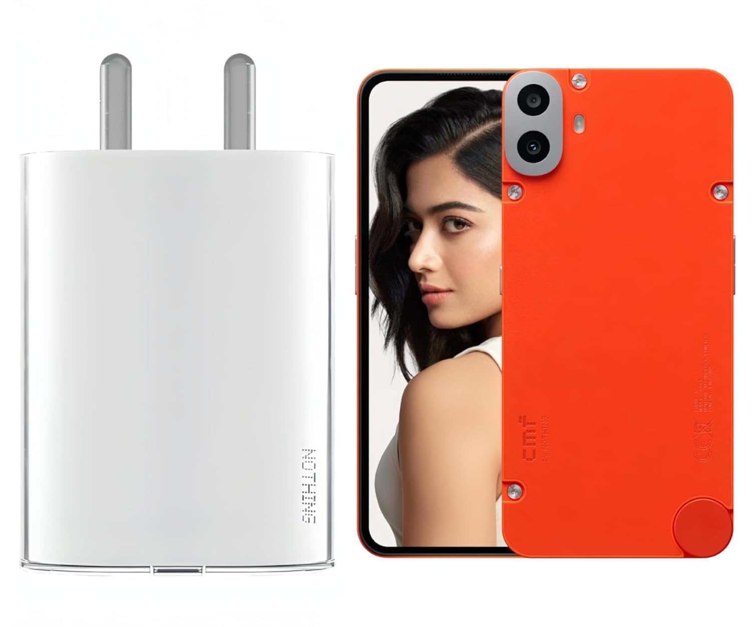 CMF by Nothing 45W Original Type C Power Adapter Charger for Lightning Fast Charging Compatible with Nothing Phone 2A/ Nothing Phone 2 / Nothing Phone 1/ CMF Phone 1