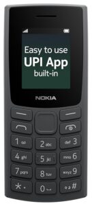 Nokia All-new 105 Single Sim Keypad Phone with Built-in UPI Payments, Long-Lasting Battery, Wireless FM Radio |