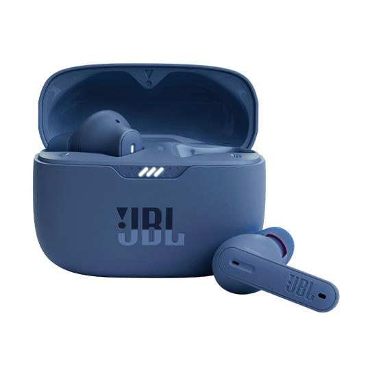 JBL Tune 230NC TWS, Active Noise Cancellation Earbuds with Mic, Massive 40 Hrs Playtime with Speed Charge, Adjustable EQ APP, 4Mics for Perfect Calls, Google Fast Pair, Bluetooth 5.2 BLUE