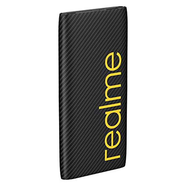 realme Lithium Polymer 10000 mAh Power Bank Fast Charging, 30 W (black)