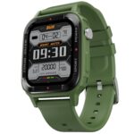 Fire-Boltt Tank 1.85" Outdoor Rugged Bluetooth Calling Smart Watch, 123 Sports Mode, 8 UI Interactions, Built in Speaker & Mic, 7 Days Battery (Green)