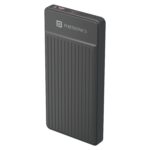 Portronics Luxcell B 10K 10000 mAh 22.5W Fast Charging Power Bank, Ultra Slim Power Bank with Mach USB-A Output, Type C PD Output, Type C Input, Wake Up Button (DARK GREY)