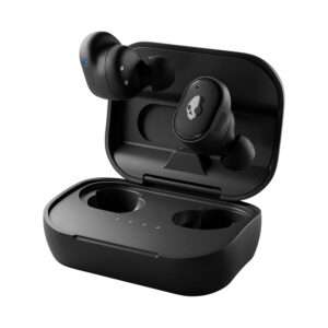 Skullcandy Grind in-Ear Wireless Earbuds, 40 Hr Battery, Skull-iQ, Alexa Enabled, Microphone, Works with iPhone Android and Bluetooth Devices BLACK