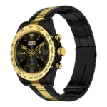 Fire-Boltt Blizzard Smartwatch with Bluetooth Calling (32.5mm HD Display, IP67 Water Resistant, Gold Black Strap)