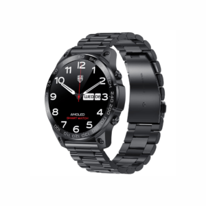 Fire-Boltt Dagger Luxe 1.43" Super AMOLED Display Luxury Smartwatch, Stainless Steel Build, 600 NITS Brightness with Single BT Bluetooth Connection, IP68, Dual Button Technology